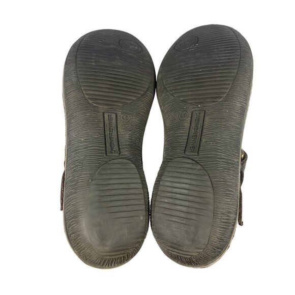 Weinbrenner‎ Brown Leather Buckle Strap Shoe Boho Cottage Prairie Size 40 - Picture 6 of 11